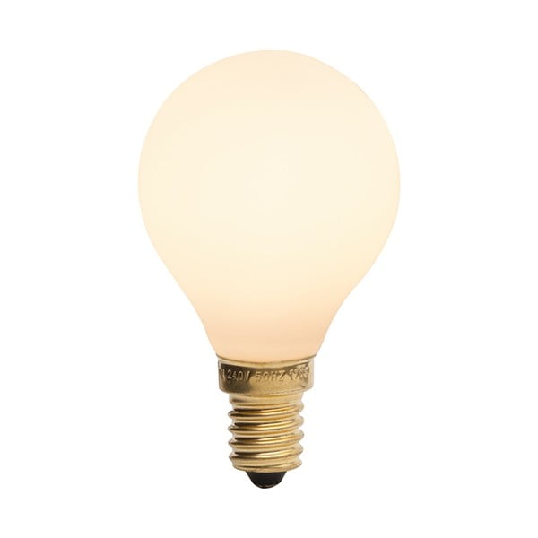 Teplá LED stmievateľná žiarovka E14, 3 W Porcelain I – tala