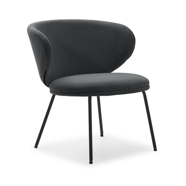 Antracitové kreslo Rush – Marckeric