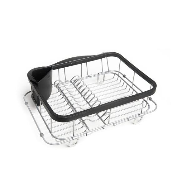 Čierny oceľový odkvapkávač 37x29 cm Sinkin – Umbra