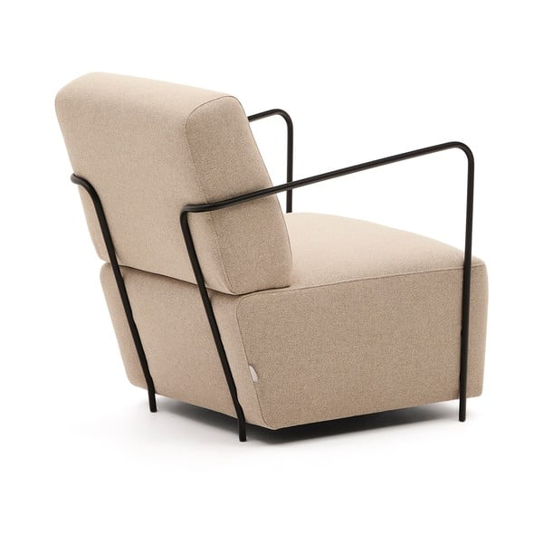Béžové kreslo Gamer – Kave Home-image-4