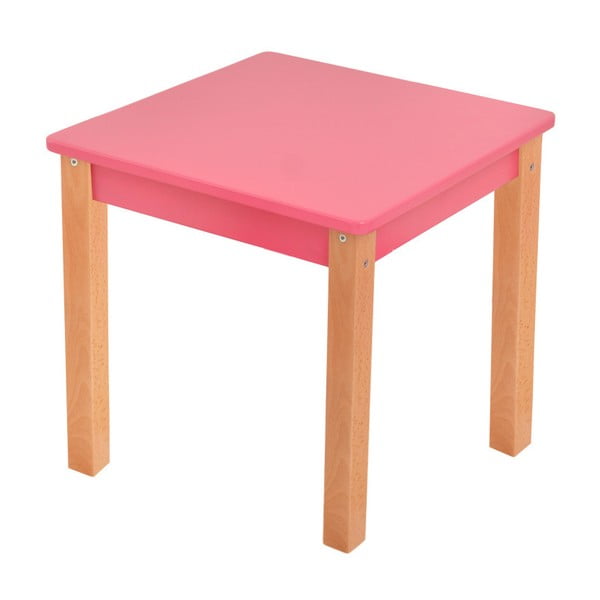Ružový detský stolík Mobi furniture Mario