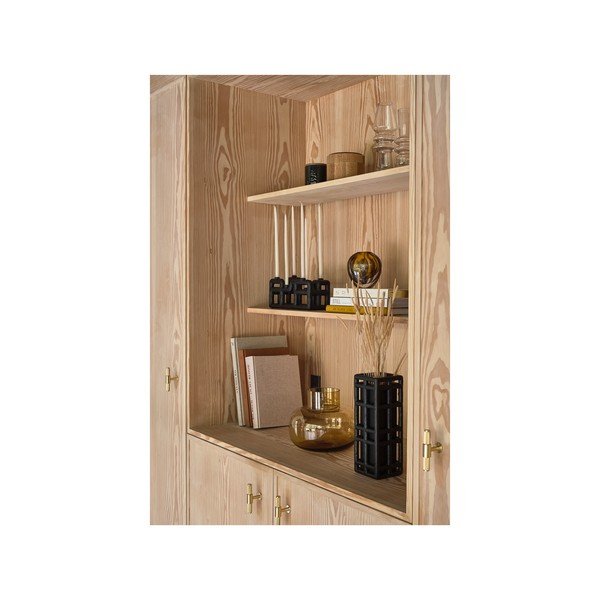 Čierna ručne vyrobená váza z polyresínu (výška 30 cm) Lyst – Villa Collection-image-3