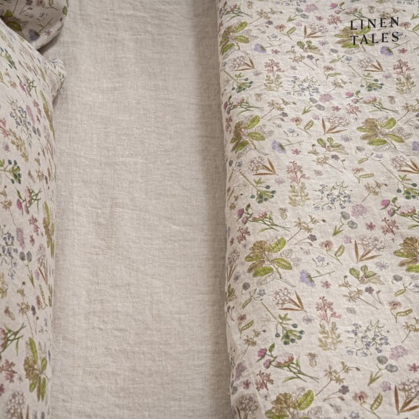 Napínacia ľanová plachta v prírodnej farbe 160x200 cm Natural – Linen Tales-image-1