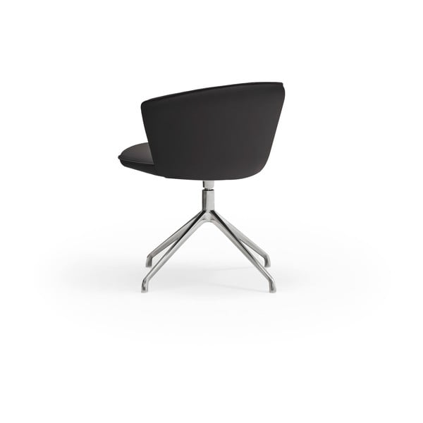 Čierne čalúnené jedálenské kreslá v súprave 2 ks Add – Teulat-image-4