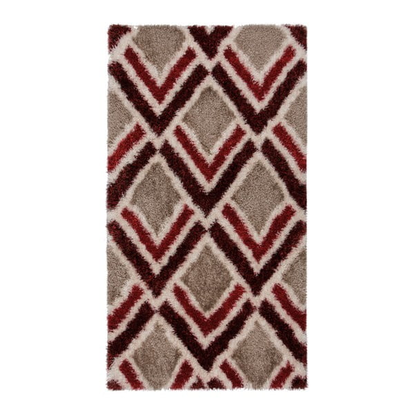Koberec Flair Rugs Bijoux Red Brown, 80 × 150 cm