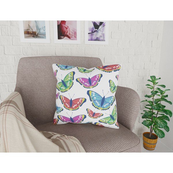 Obliečka na vankúš Vitaus Butterflies, 43 × 43 cm-image-1