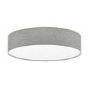 Bielo-sivé stropné svietidlo s textilným tienidlom PASTERI – EGLO