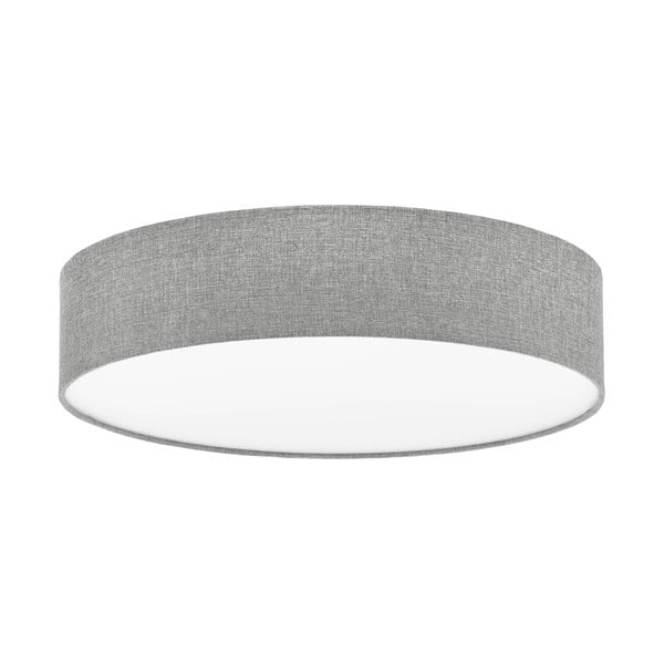 Bielo-sivé stropné svietidlo s textilným tienidlom PASTERI – EGLO