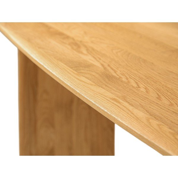 Jedálenský stôl z dubového dreva 100x200 cm Charlotte – Micadoni -image-3