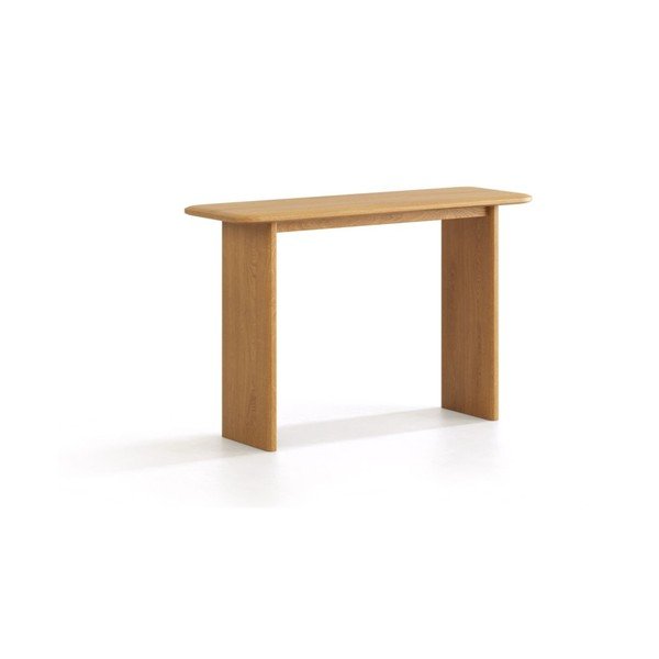Konzolový stolík z dubového dreva v prírodnej farbe 40x120 cm Charlotte – Micadoni 
