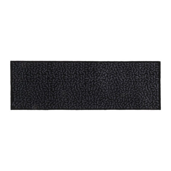 Čierno-sivá rohožka Tica copenhagen Footwear, 67 × 200 cm
