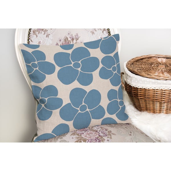 Obliečka na vankúš 43x43 cm Blue Meadow – Mila Home-image-1