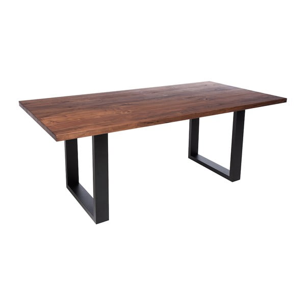 Jedálenský stôl z dreva čierneho orecha Fornestas Fargo Alinas, dĺžka 160 cm