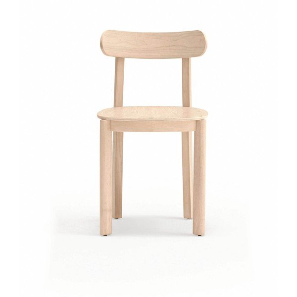 Jedálenská stolička v dekore jaseňa v prírodnej farbe Nara – Teulat-image-2