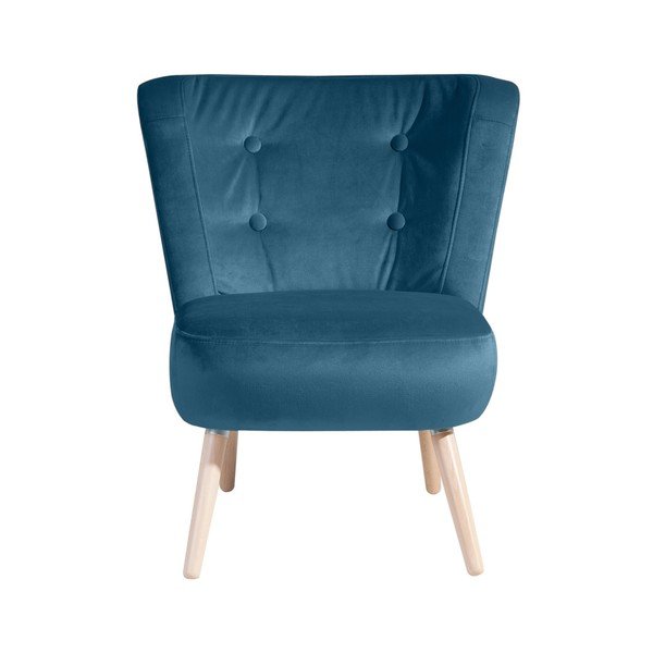 Modré kreslo Ma× Winzer Neele Velvet-image-1