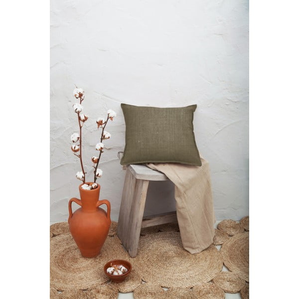 Hnedý vankúš Really Nice Things, 45 x 45 cm-image-1