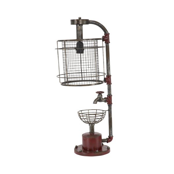 Industriálna kovová stolová lampa Mauro Ferretti-image-3