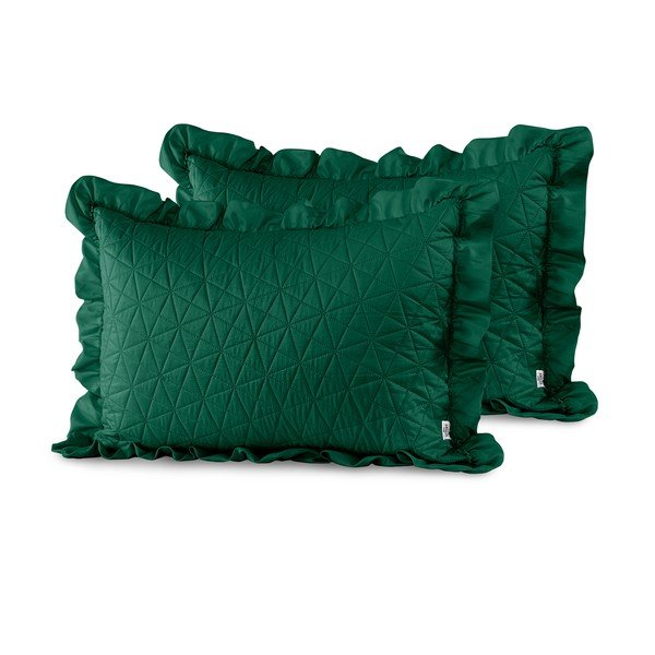 Súprava 2 zelených obliečok na vankúš AmeliaHome Tilia, 70 × 50 cm-image-1