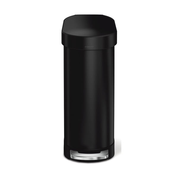 Pedálový oceľový odpadkový kôš 45 l Slim – simplehuman-image-2