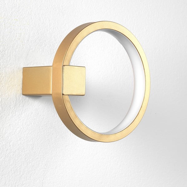 Nástenné svietidlo v zlatej farbe Tomasucci Ring, ø 15 cm-image-1