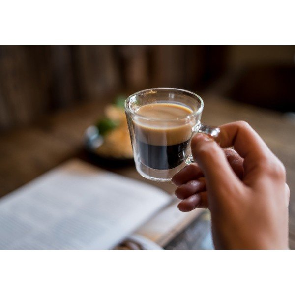 Sklenené hrnčeky v súprave 2 ks na espresso/dvojstenné 80 ml Diva – Vialli Design-image-1