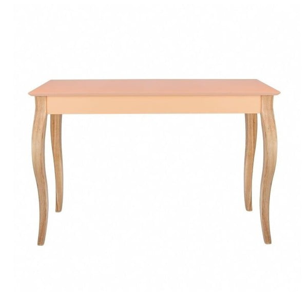 Odkladací konzolový stolík Dressing Table 105 cm, lososový