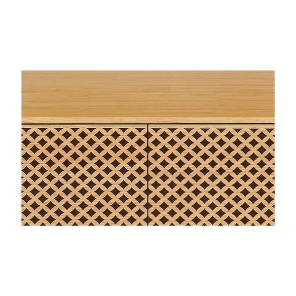 Komoda v dekore dubového dreva Woodman Camden Diamond-image-4