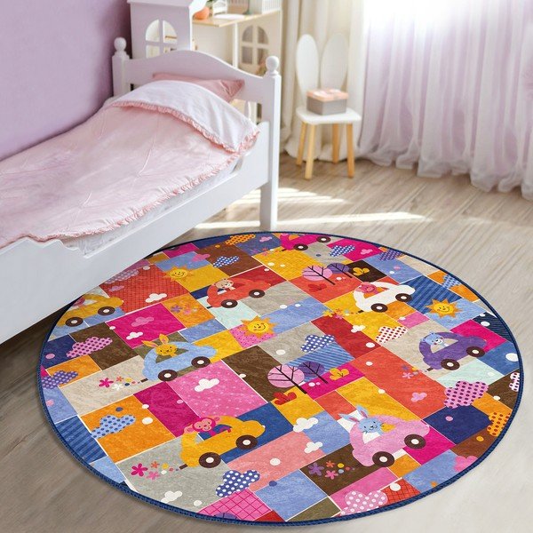 Detský koberec ø 120 cm Comfort – Mila Home-image-1