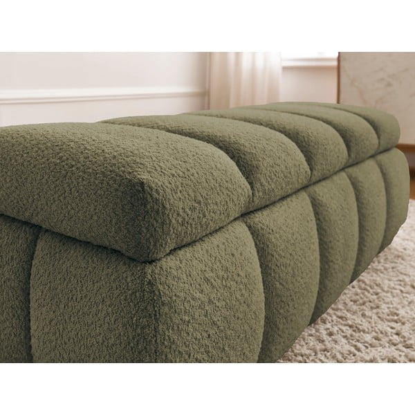 Zelená lavica z textílie buklé – Bobochic Paris-image-1