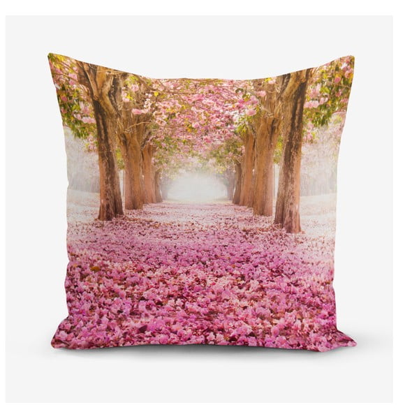 Obliečka na vaknúš s prímesou bavlny Minimalist Cushion Covers Pinky, 45 × 45 cm