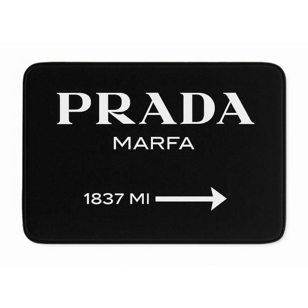 Čierne zamatové kúpeľňové predložky v súprave 2 ks 60x100 cm Prada – Mila Home-image-4