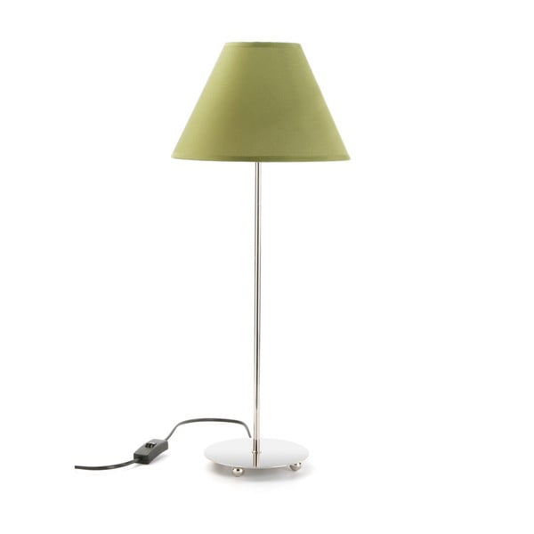 Zelená stolová lampa Versa Metalina, ø 25 cm