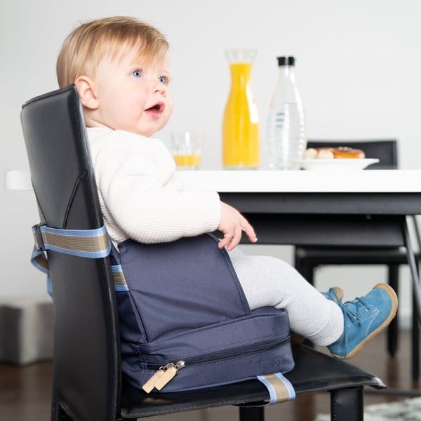 Tmavomodrý detský sedák Booster Seat – Roba-image-1