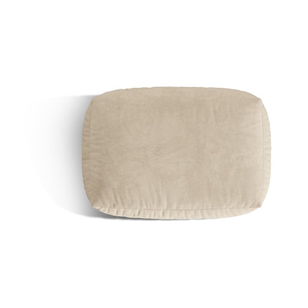 Béžová zamatová modulárna podnožka Martina – Micadoni -image-2