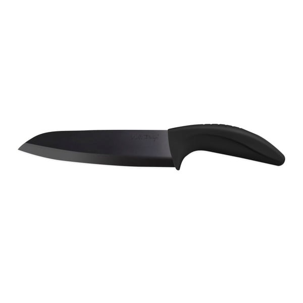 Keramický nôž Chef, 15 cm, čierny