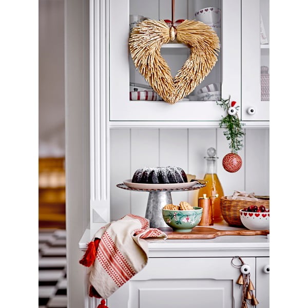 Krémové misky s vianočným motívom z kameniny v súprave 2 ks 500 ml Jolly – Bloomingville-image-1