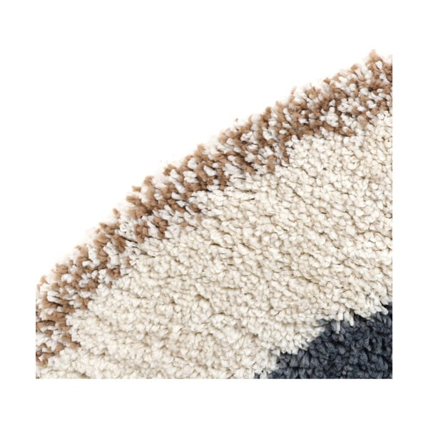 Béžovo-krémový detský koberec s prímesou juty ø120 cm Bohemian Rainbow Bleu – Nattiot-image-3