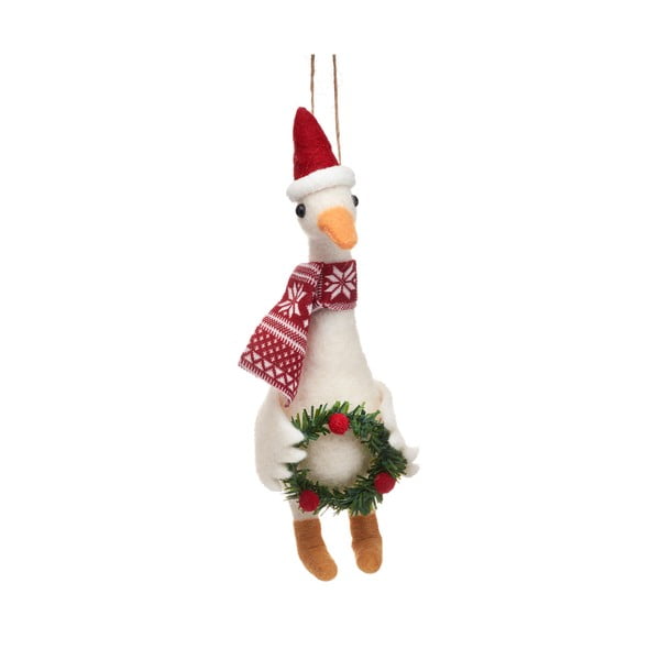 Textilná vianočná ozdoba Goose – Sass & Belle
