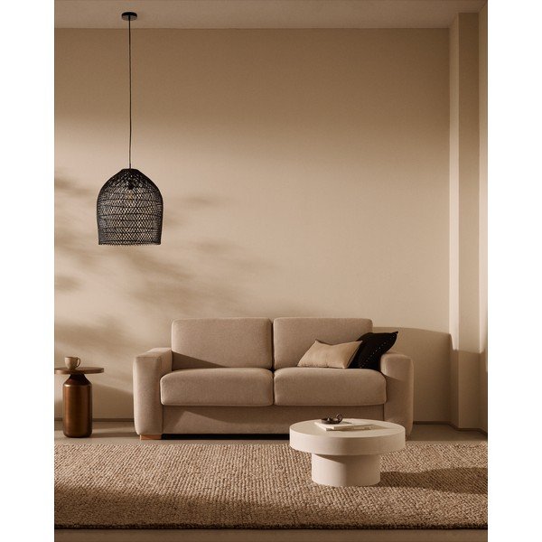 Béžový vlnený koberec 200x300 cm Lubrin – Kave Home-image-1