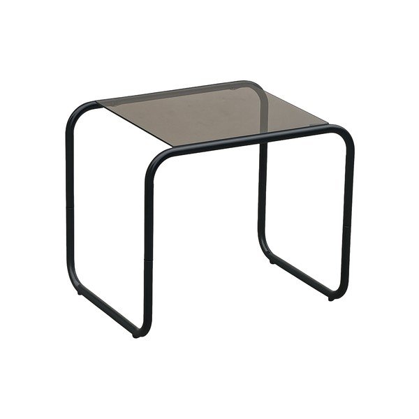 Odkladací stolík so sklenenou doskou 40x50 cm Ventana – Leitmotiv