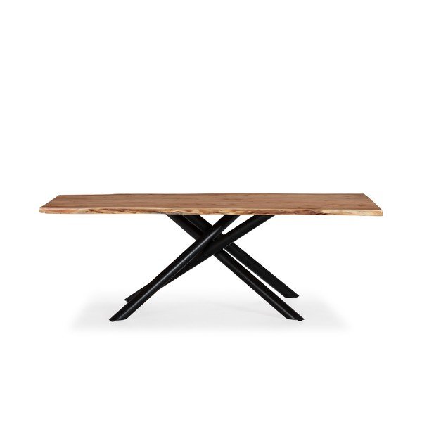 Jedálenský stôl z masívu akácie 100x220 cm Anuri – MOME-image-4