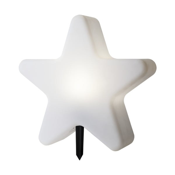 Vonkajšia svetelná dekorácia Star Tradings Gardenlight Stone Star, výška 48 cm