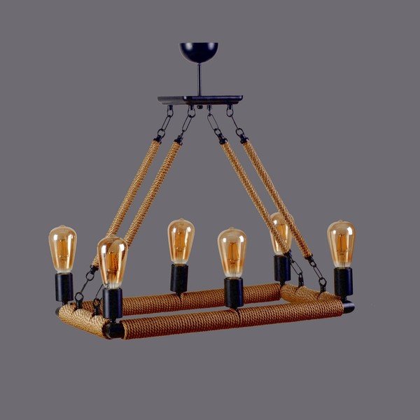 Stropné závesné svietidlo Kubra, 6 žiaroviek-image-1