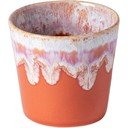 Bielo-oranžový kameninový hrnček na espresso Costa Nova, 200 ml