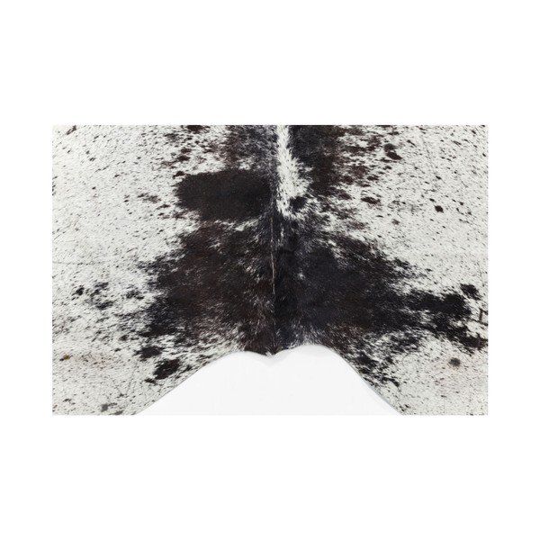 Bielo-hnedý koberec z hovädzej kože Kare Design Hide, 190 x 150 cm-image-4
