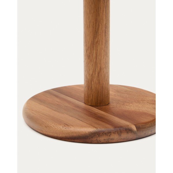 Drevený stojan na papierové utierky v prírodnej farbe ø 15 cm Nukha – Kave Home-image-2
