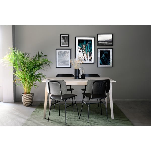 Matne lakovaný dubový jedálenský stôl Rowico Mimi, 140 x 90 cm-image-2