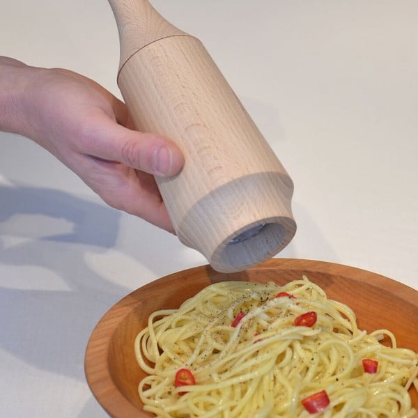 Čierny mlynček na korenie z dubového dreva Wireworks Kiki-image-2