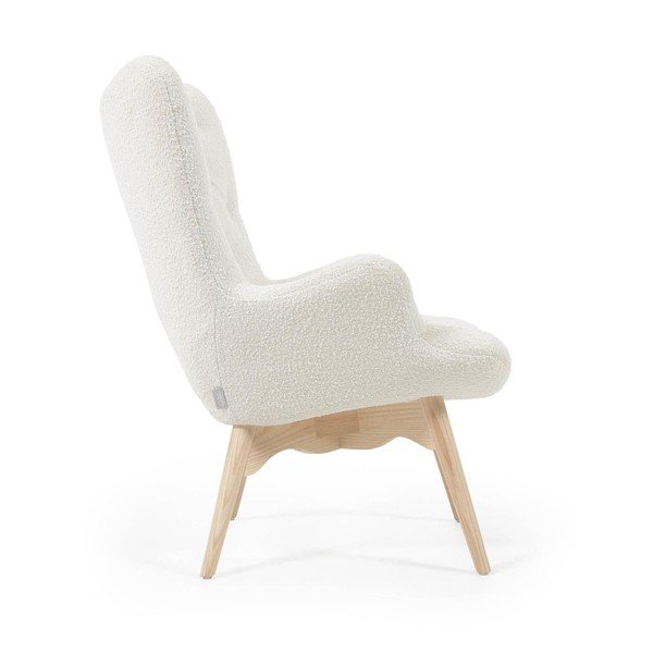 Biele kreslo Kody - Kave Home-image-3