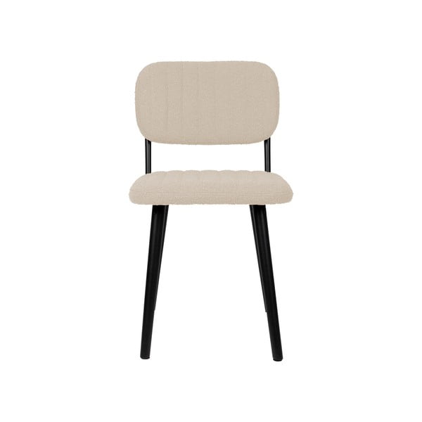 Krémová jedálenská stolička Jake – White Label-image-4